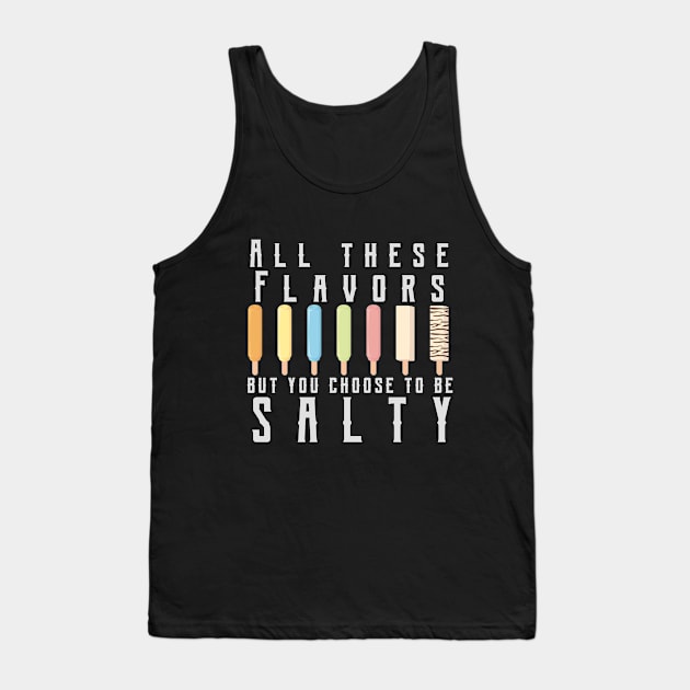 Classic Salty Meme Tank Top by JKA